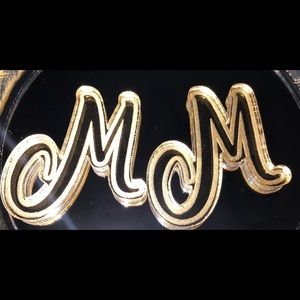 Trendy Mirror Gold Plated Earrings